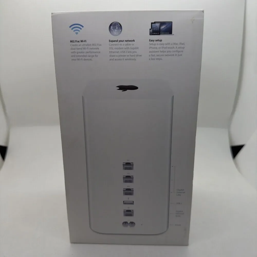 Apple AirPort Extreme 802.11ac 6th Gen Wireless Router w/ Box & Manual